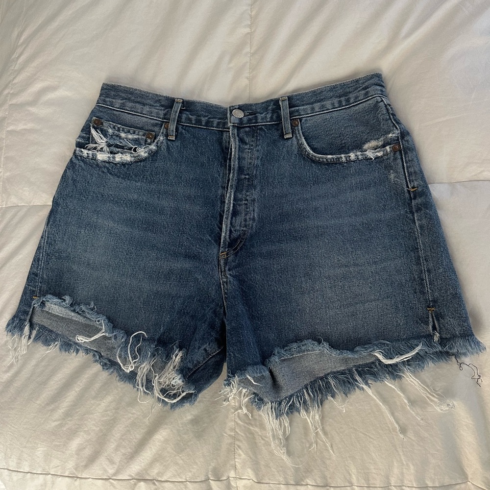 Agolde Parker cut off denim shorts, size 30, great condition